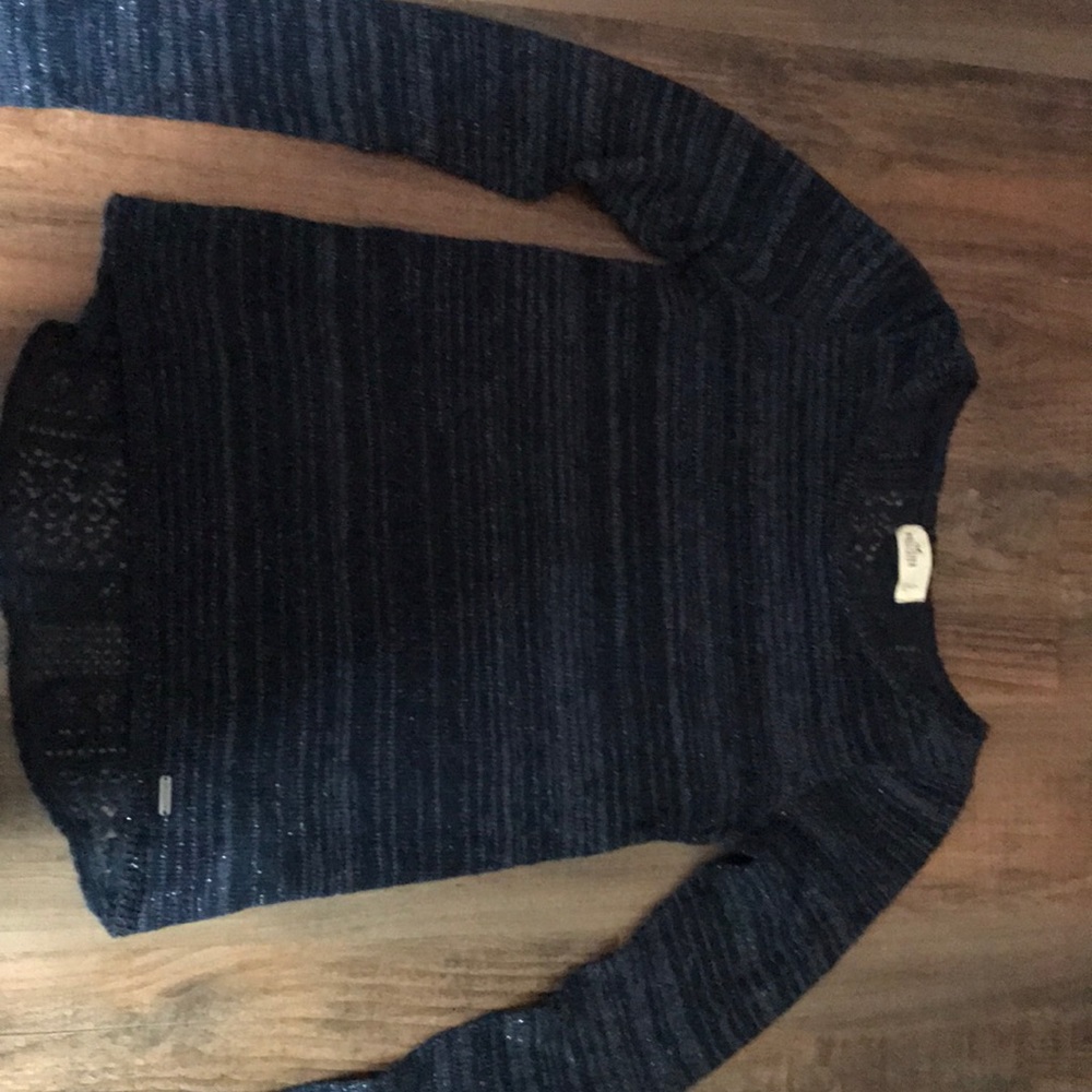 Lace shirt navy